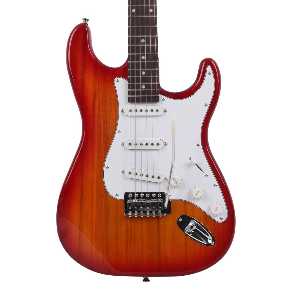 Electric Guitar, Adjustable, Rosewood, Fingerboard, Black for Lessons and Practice detail image - detail view 3