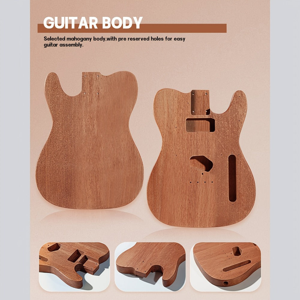 Electric Guitar, DIY TL, Leo, Jaymz, Kit for Lessons and Practice for Home Practice detail image - detail view 12