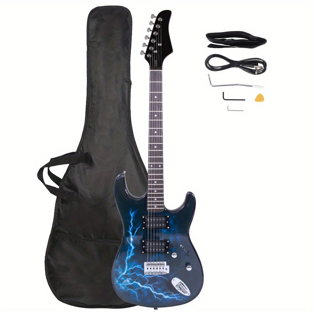 Electric Guitar shown in the Blue option
