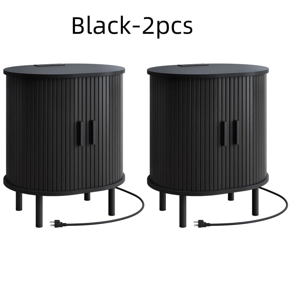 End Table shown in the Black-2pcs option
