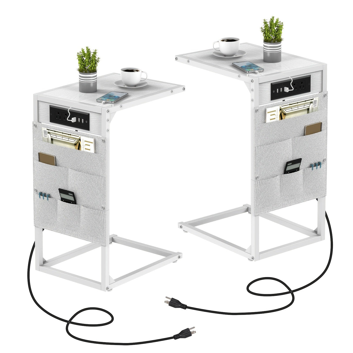 End Table shown in the White option