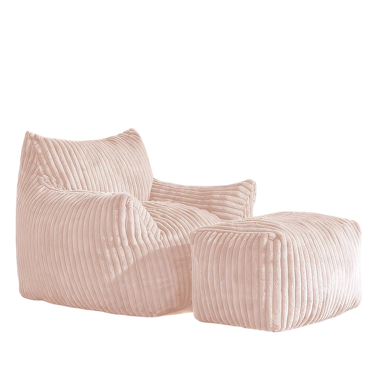 Bean Bag Chair shown in the pink color option