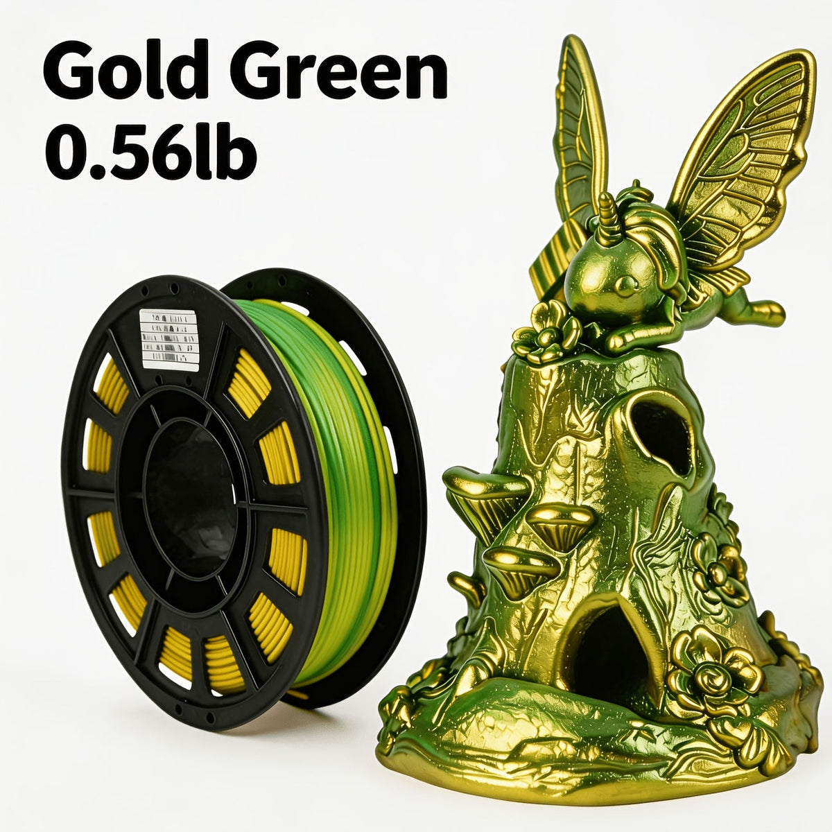 Gradient Rainbow PLA Filament 1.75mm 32 Colors – Shiny Multicolor Fast Color-Changing 250g Spool for FDM 3D Printers | Compatible with Creality Ender 3 Bambu Lab Prusa Anycubic | 3D Printing Filament