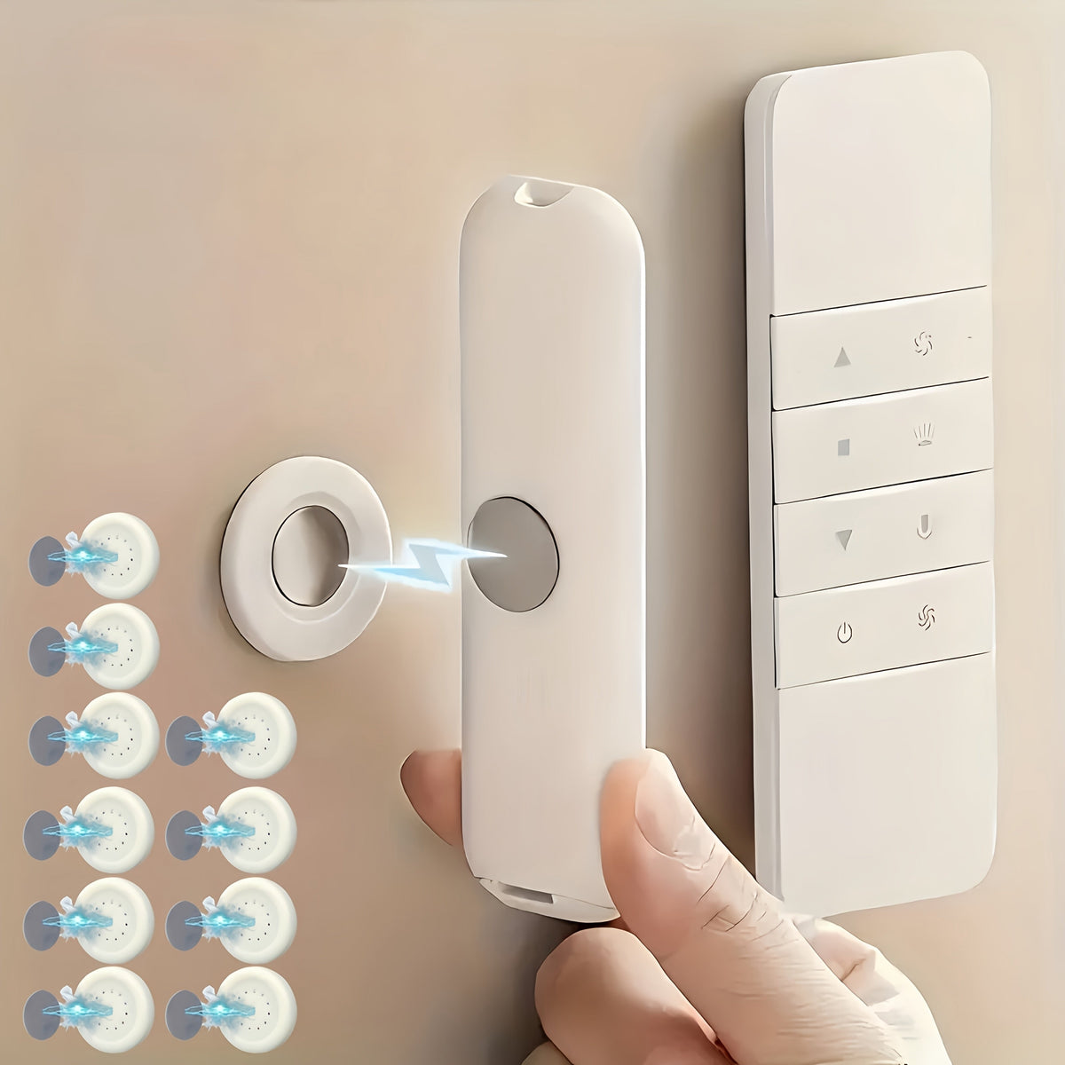 Magnetic Wall Hooks No Hole Easy Install – Strong Adhesive Hook Set for Home Office Kitchen Bathroom, Versatile Damage-Free Wall Hanger, 6 12 or 20 Pack