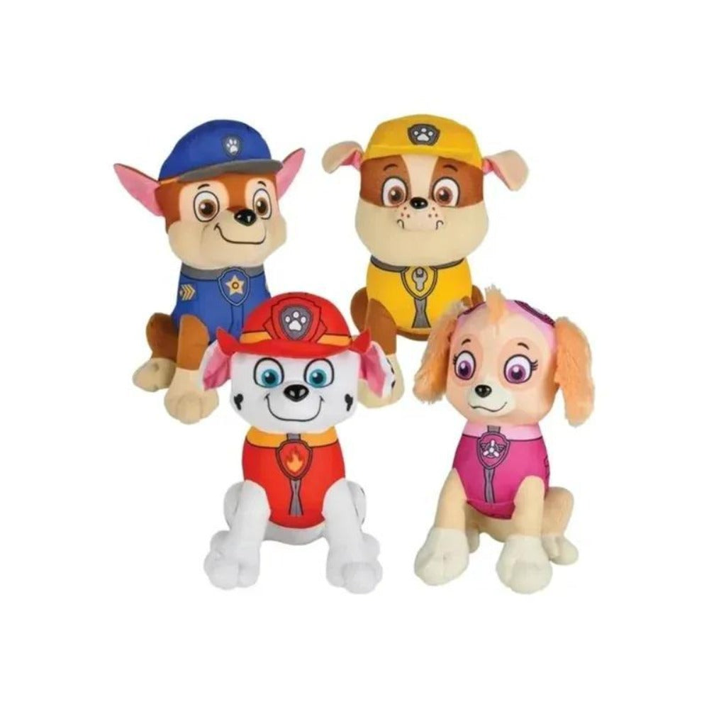 PAW Patrol Plush Set of 4, Marshall, Chase, Rubble and Skye, Listed 8 Inches Each