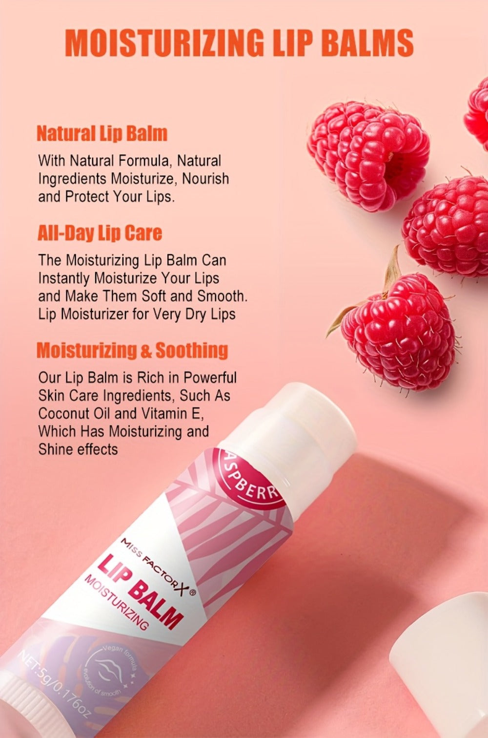 Fruit Flavored Lip Gloss Set 50 Pieces – Moisturizing Lip Balm Kit in 10 Colors, Hydrating Lip Care for Dry & Cracked Lips, Day & Night Use, Holiday Gift Set for Women & Girls