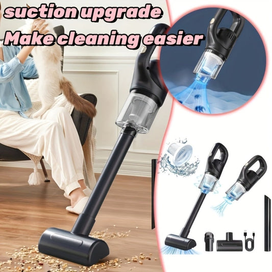 Cordless Handheld Vacuum Cleaner for Home and Car, Black or Green with Basic Options