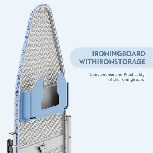 Wall-Mounted Ironing Board, 36 x 12 in, Foldable with Iron Holder and Removable Cover