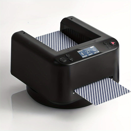 Automatic Card Dealing Machine with 360° Rotation and 5000mAh Rechargeable Battery