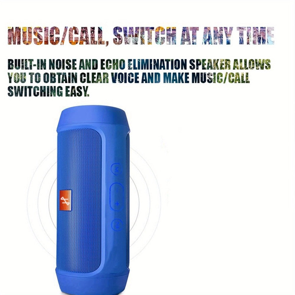 Compact Wireless Bluetooth Speaker Stereo Sound USB Rechargeable Lithium Battery Multiple Colors Portable Mini Speaker for Smartphone Tablet Travel Home Outdoor