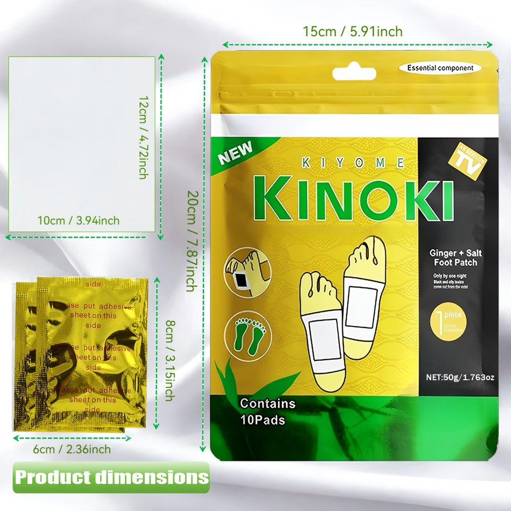 Foot Detox Patches Bamboo Vinegar & Ginger 60 & 160 Pcs - Deep Cleansing Natural Plant Ingredients Alcohol-Free Overnight Moisturizing Foot Pads for Tired Aching Feet - Green Golden Lavender Variants