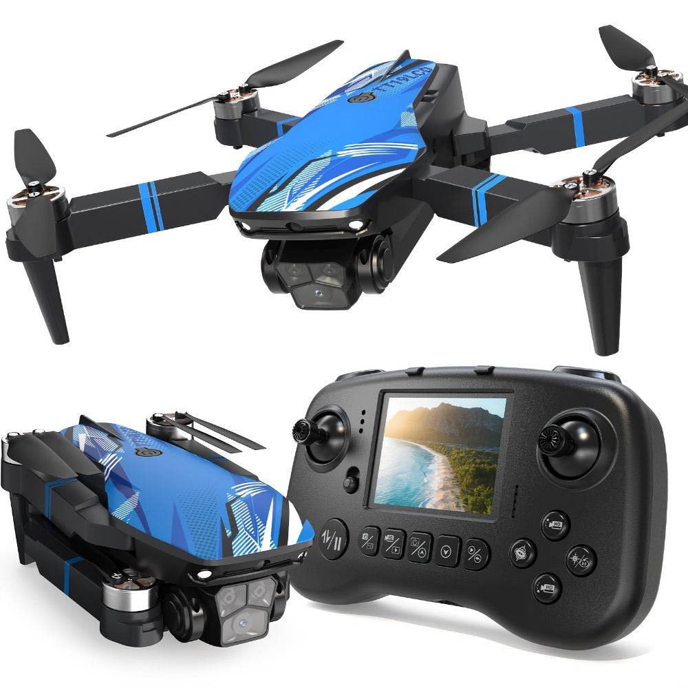 270° Obstacle Avoidance Drone with 2.8" LCD Screen Remote – Dual Cameras Brushless Motor Altitude Hold 3D Flips Headless Mode Foldable RC Quadcopter Beginner Adult Indoor Outdoor Gift for Kids Teens