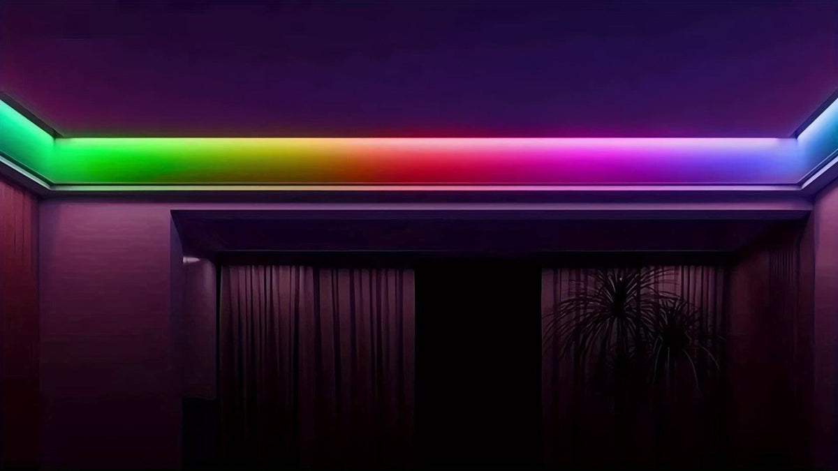 RGB LED Light Strip 50ft 100ft 130ft 16 Million Colors Music Sync – App & 24-Key Remote Control, Color Changing LED Strips for Bedroom, Game Room, Dorm & Party Decoration