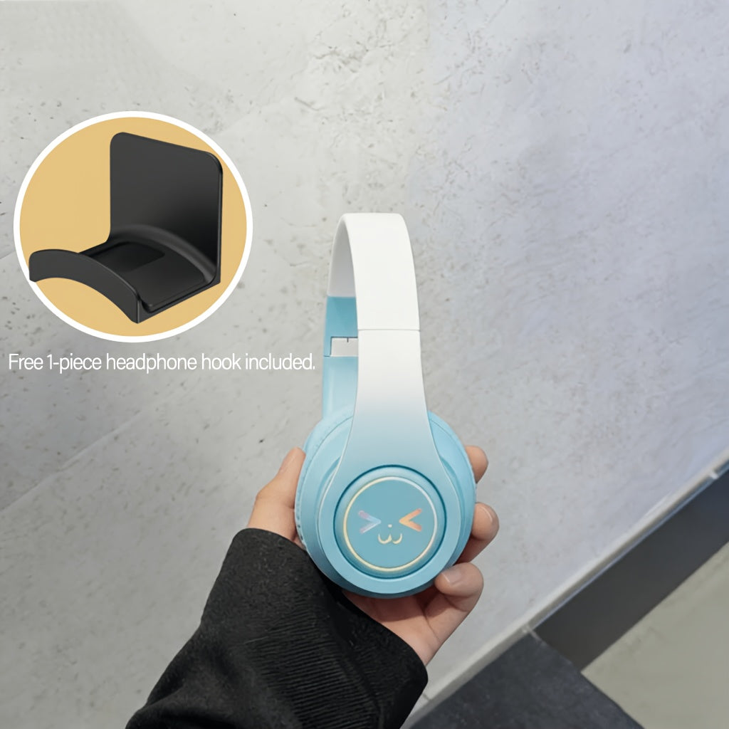 ANC Wireless Headphones Bluetooth 5.3 Foldable Lightweight Over-Ear with Mic – Powerful Bass Stereo for Home Office Travel – Christmas Birthday Gift