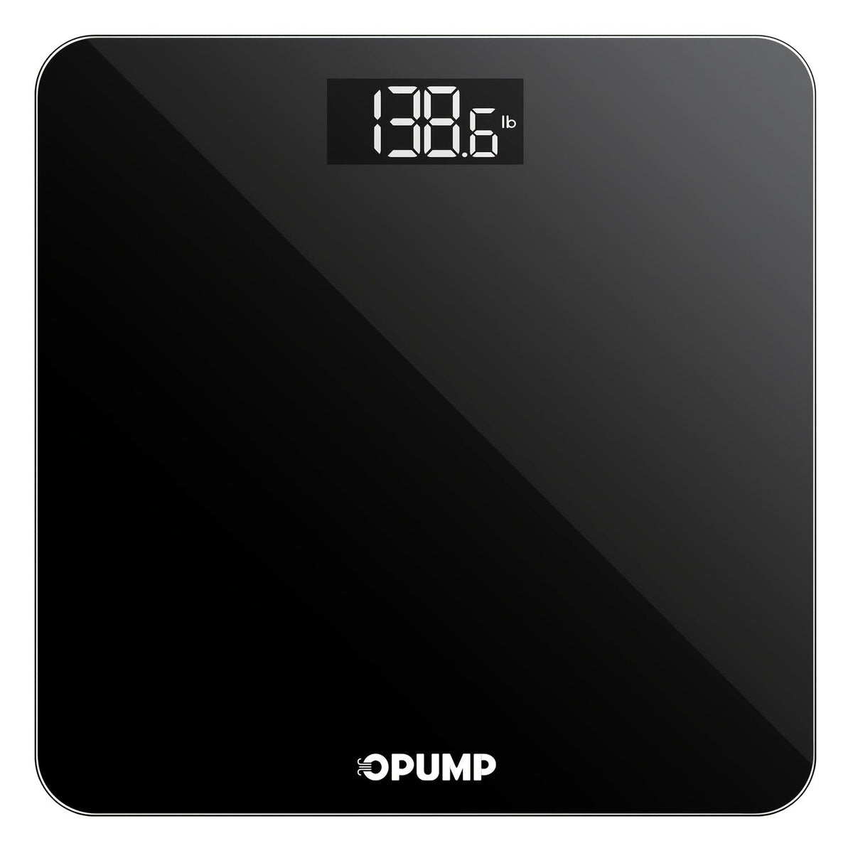 Digital Bathroom Scale High Precision 400 lbs – Electronic Body Weight Scale with Backlit HD LCD Display, kg/lb/st Switchable, Easy Read, Includes Batteries