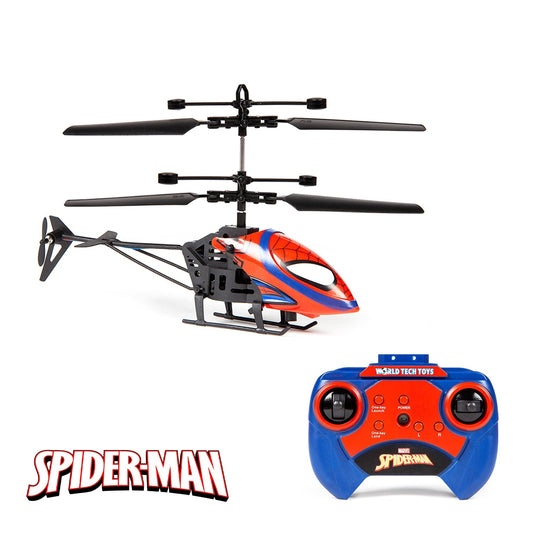 Spider-Man RC Helicopter with 2-Channel Infrared Control for Indoor Flying