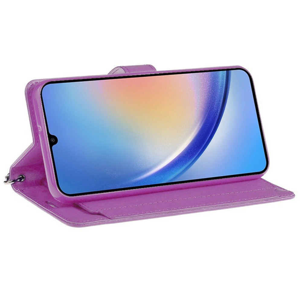 Moto G 5G 2025 Wallet Case PU Leather Folio with 5 Card Slots Cash Pocket Magnetic Closure Kickstand for Motorola Moto G 5G 2025 – NOT for 2024/2023/2022