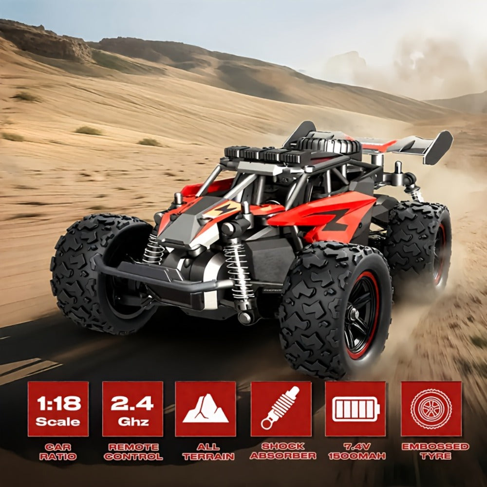 High-Speed 4WD RC Off-Road Car, 25 mph Remote Control Climbing Truck, 2 Styles