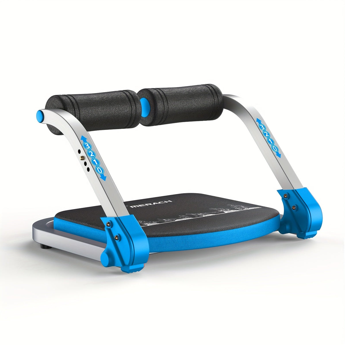 Ab Trainer Abdominal Machine – Multifunctional Core Strength Trainer for Home Gym, Waist Slimming & Belly Fat Workout, Adjustable Ab Roller Exercise Equipment for Men & Women, Red & Blue Available