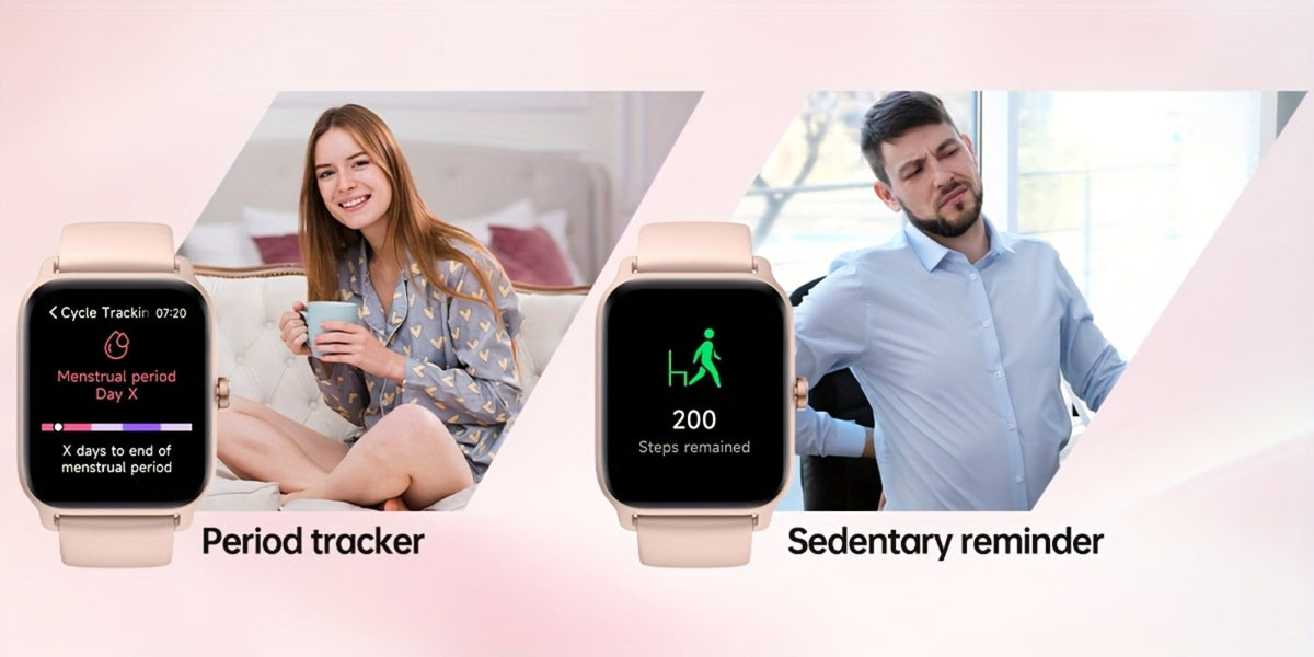 Smartwatch with Built-in Alexa FAWEIO 1.8" HD Touch Screen, Bluetooth Calling, 100+ Sport Modes, Fitness Tracker Heart Rate Sleep Monitor, Compatible with iPhone & Android – Smart Watch for Women Men 14 Colors