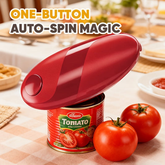 Electric Can Opener with One-Touch Operation, Smooth Edge & Magnetic Lid Lift