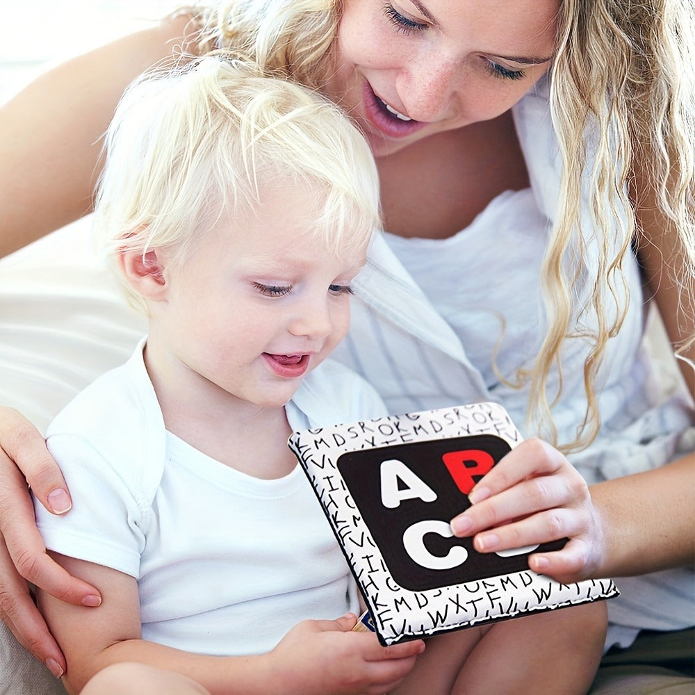 High Contrast Baby Flashcards 64 Cards Black White Red – Newborn Visual Stimulation Brain Development Montessori Learning Toy, Infant Cards Ages 0-36 Months, Baby Shower Gift Registry Must Have
