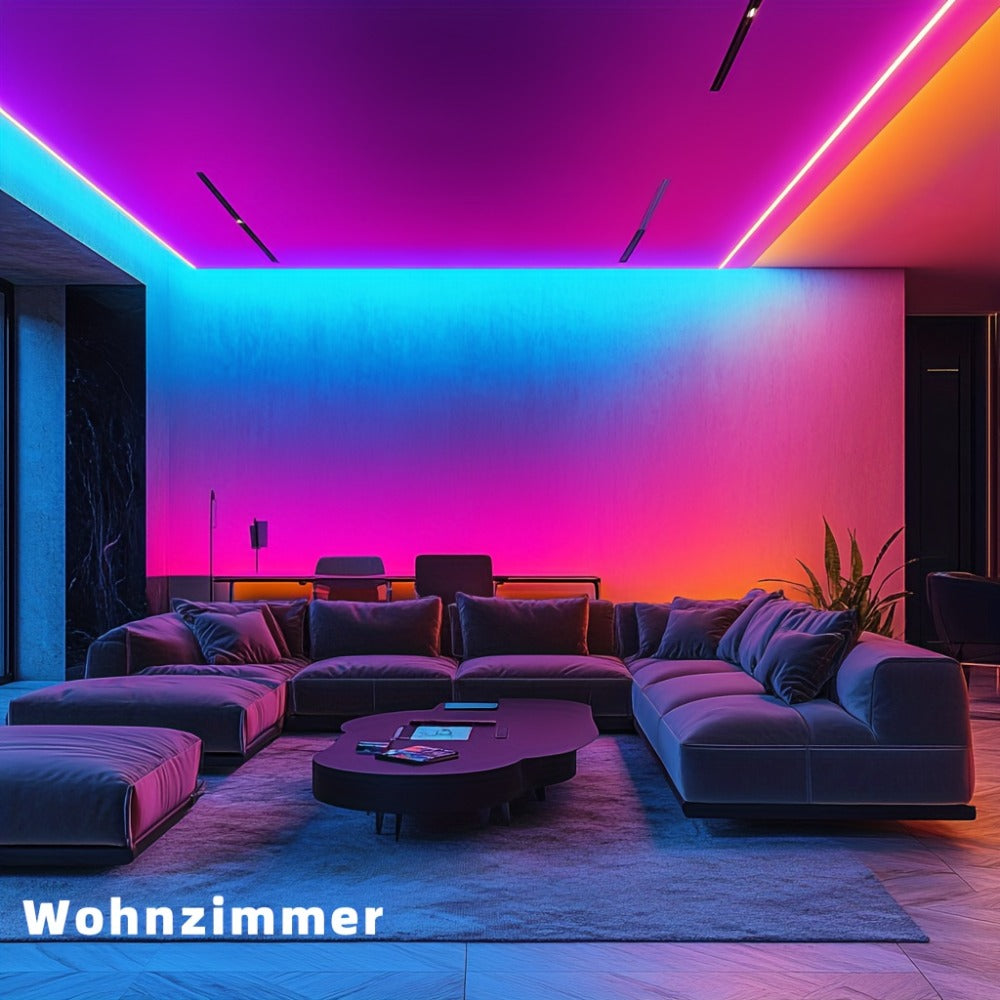 Smart LED Strip Lights for Bedroom 100FT RGB Color Changing – App & Remote Control Home Decor Light Strip for Room Party Thanksgiving Christmas Holiday Decoration & Gifts