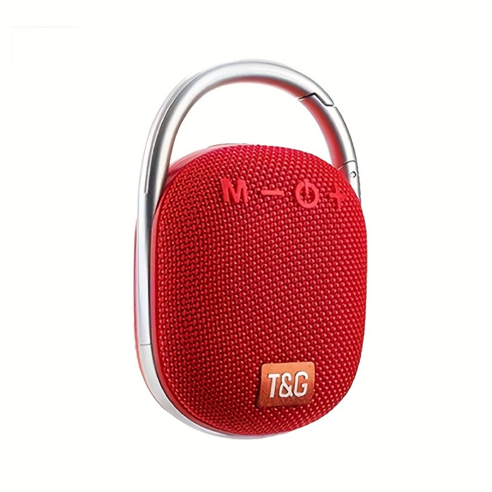 Mini Portable Bluetooth Speaker with LED Lights – Micro SD/TF Card Support, Integrated Latch, Stereo Audio, Compact Wireless Speaker for Home, Outdoor, Travel, Camping, Halloween & Holiday Parties