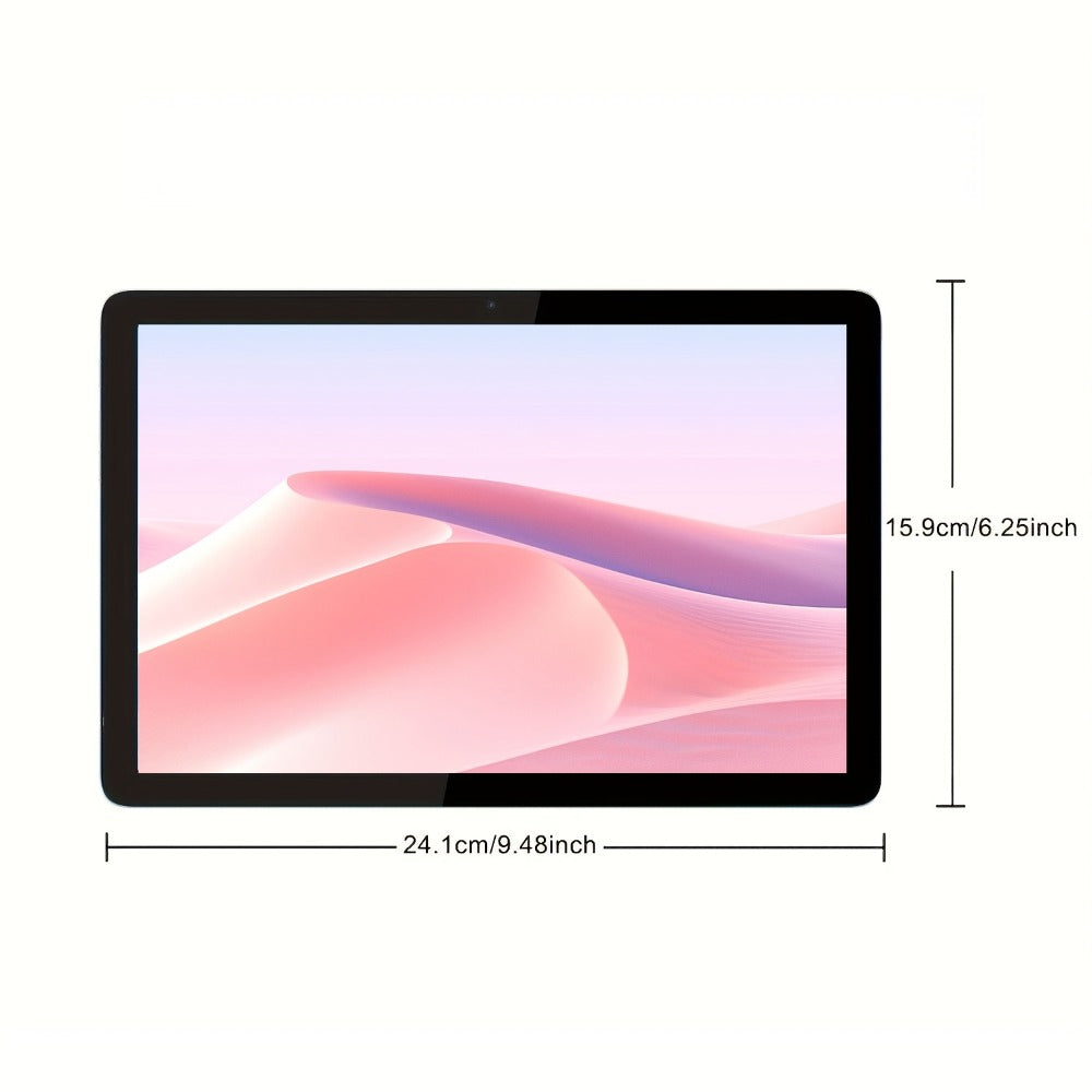 CRELANDER Android Tablet 10.1 Inch 2-in-1 with Keyboard & Mouse | 6GB RAM 128GB ROM, HD IPS Display, 5G Wi-Fi, GPS, Supports Calls, Dual Camera, Tablet PC for Work Travel Home