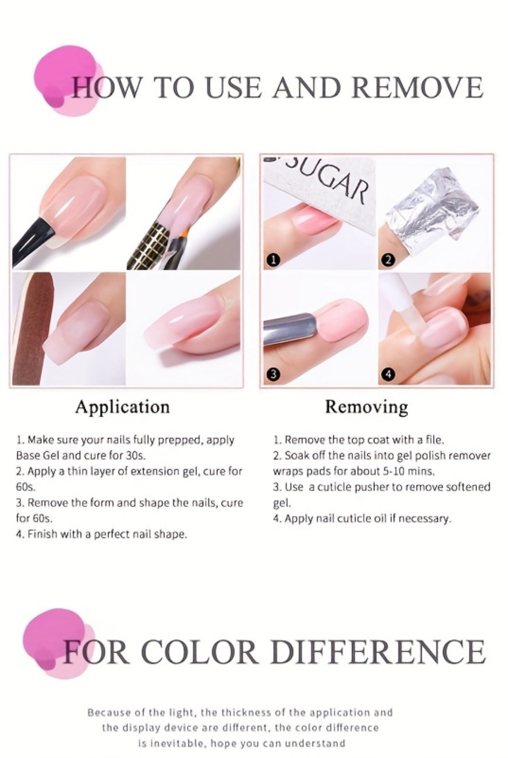 Hard Builder Gel 150g Jelly Self-Leveling Nail Extension Gel – Fast Building UV LED Smooth Finish, Salon Size for Nail Extensions Overlays Repairs, Professional & DIY Home Use Women