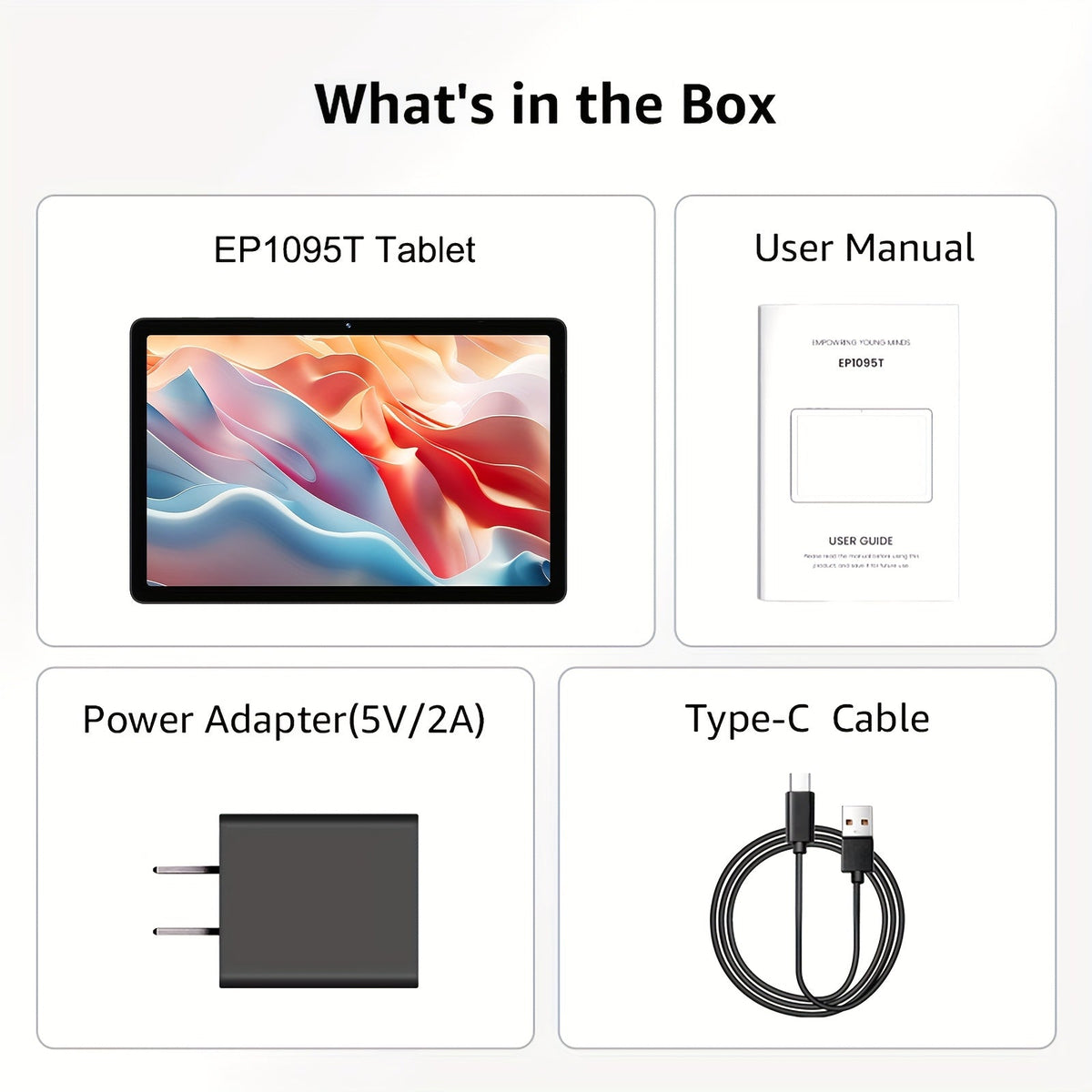 Android 16 Tablet 10.1 Inch Octa-Core 7000mAh Battery 1280x800 IPS Display 8GB RAM 128GB ROM Dual Camera 8MP 5MP Type-C Split Screen Wi-Fi Tablet PC Grey for Work School Entertainment