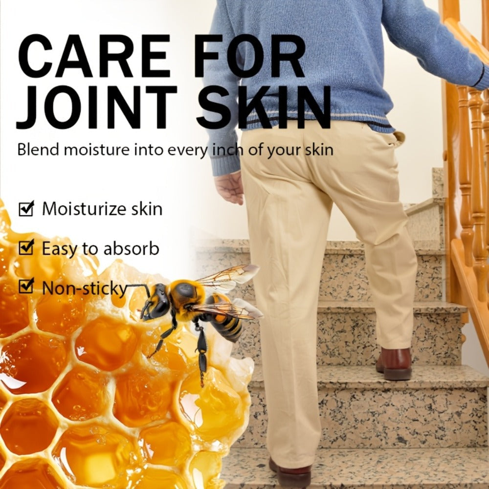 Bee Venom Cream for Joint & Skin Care 3 Pcs 50g Each - Moisturizing Brightening Body Cream with Vitamin C for Dry Rough Skin on Arms Legs Knees Ankles Elbows Unisex Daily Body Moisturizer