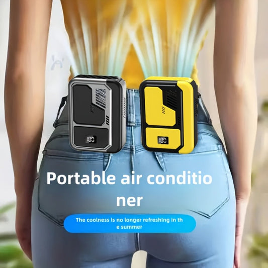 Wearable Neck Fan with 3000mAh Battery, 3 Speeds and Digital Display