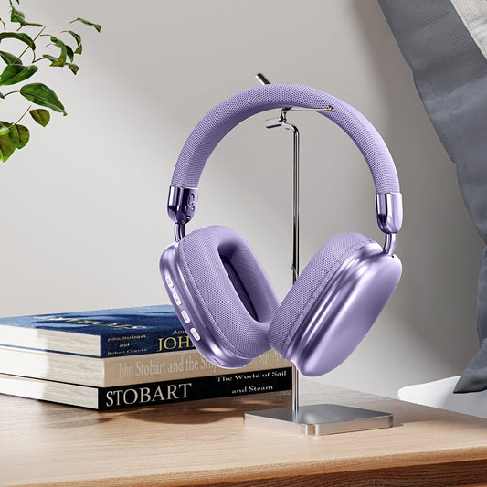 Rotatable Over-Ear Wireless Headphones Bluetooth 5.4 800mAh Large Battery Noise Reduction High Sound Quality Closed-Back Cushioned Headset for Sports Gaming Walking iOS Android Computer