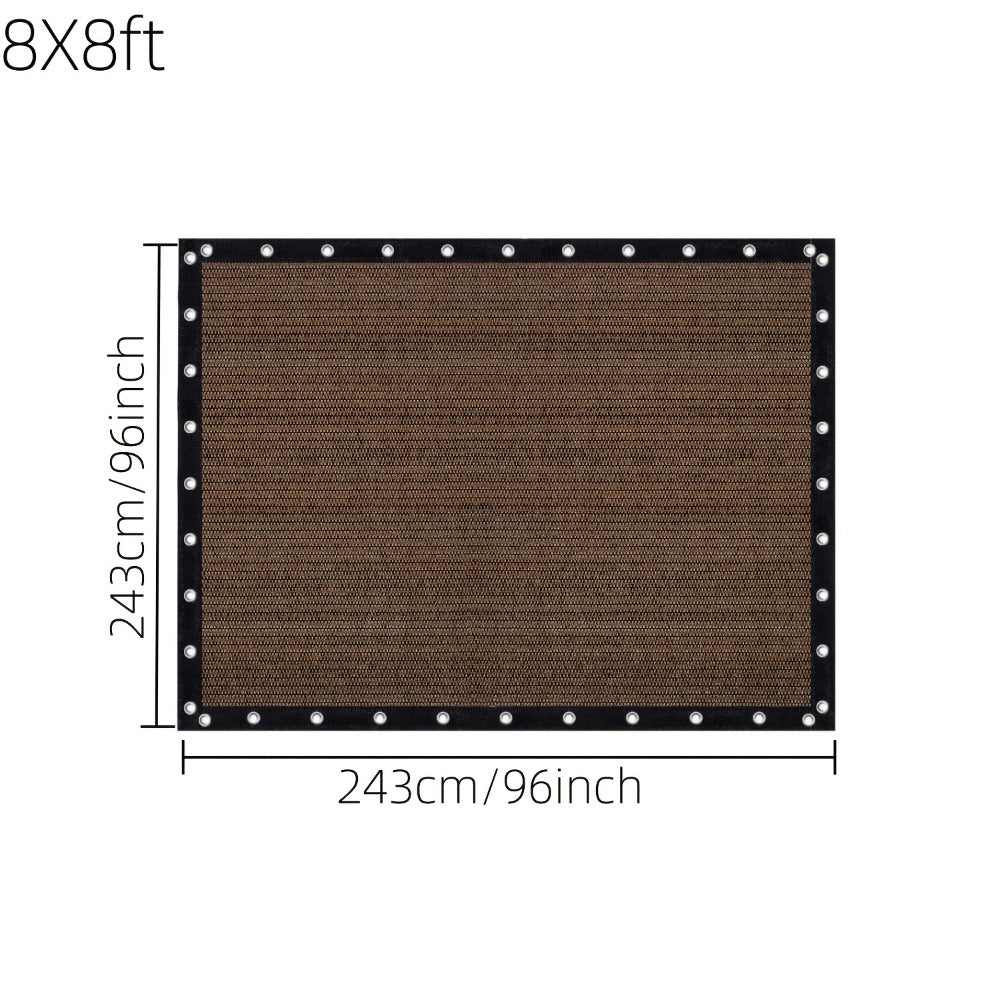 Fabric HDPE Outdoor Patio Roller Shade with UV Protection and Reinforced Corners detail image - detail view 14