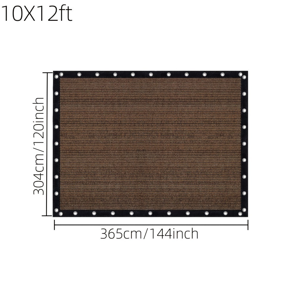 Fabric HDPE Outdoor Patio Roller Shade with UV Protection and Reinforced Corners detail image - detail view 20