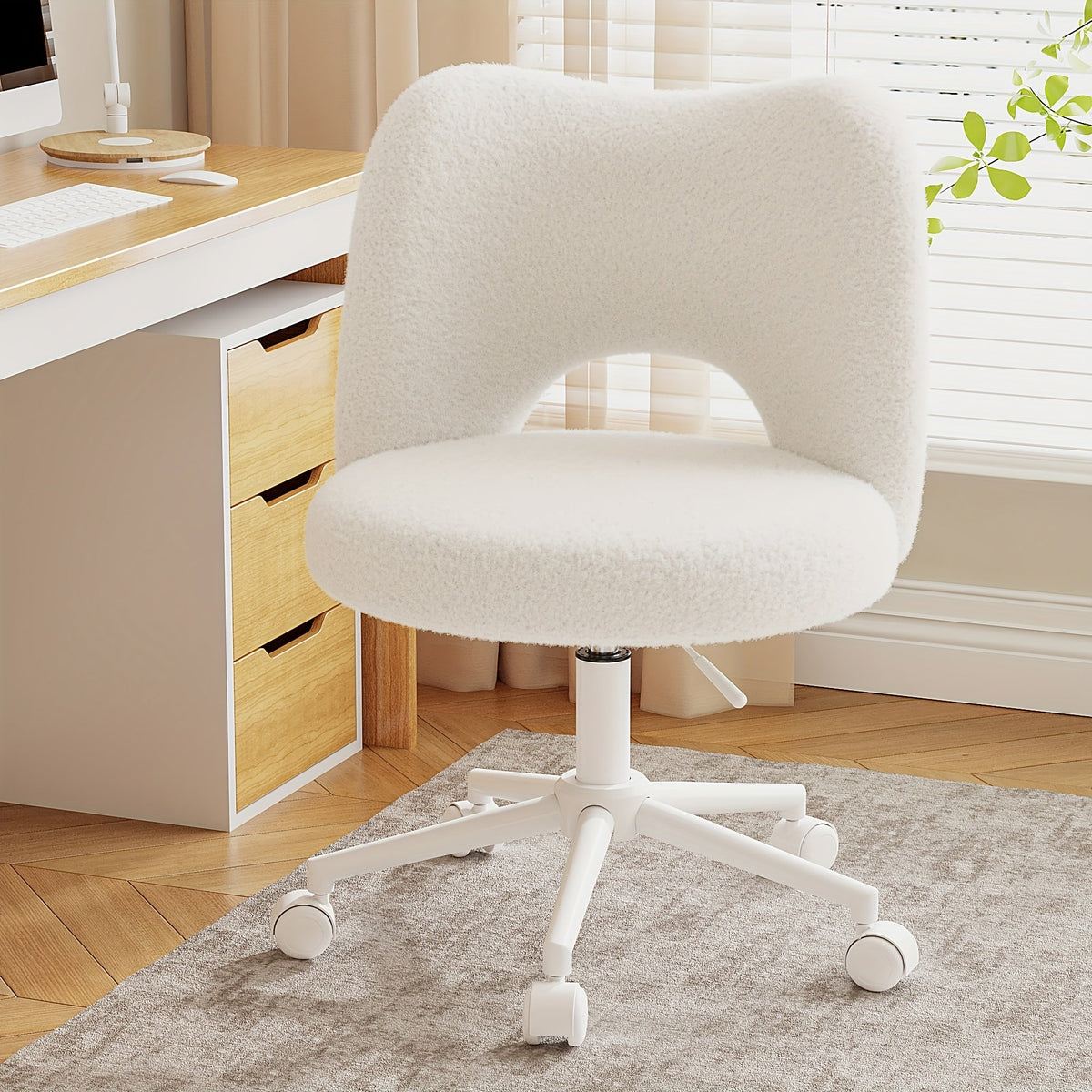 Office Chair shown in the White option