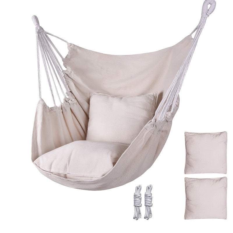 Swing Chair shown in the White + Cushion *2 option