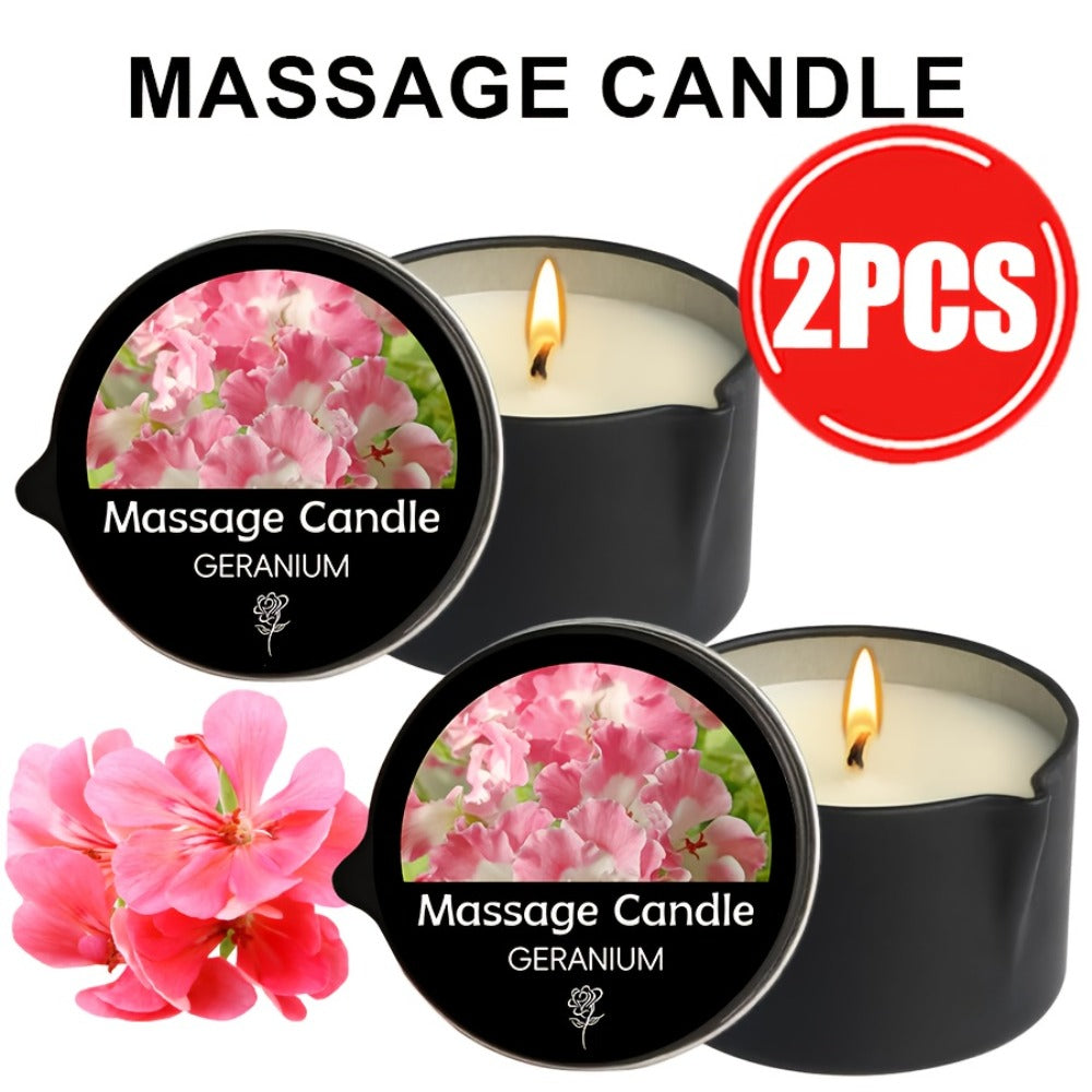 Scented Massage Candle 2-in-1 Soy Wax Essential Oil Body Lotion 20+ Scents 1pc 2pcs 6pcs Spa Nail Salon Pedicure Wedding Valentine Christmas Gift for Women