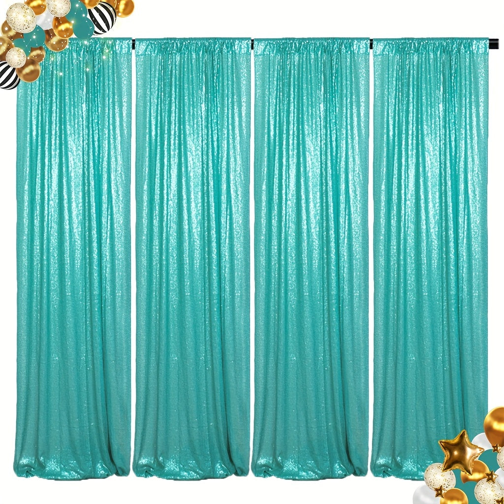 Sequin Backdrop Curtains 2FTx8FT Glitter Photography Background Panels for Party Wedding Birthday Stage Decoration Gold Yellow Shimmer Curtain Set 4 6 10 Panels Available