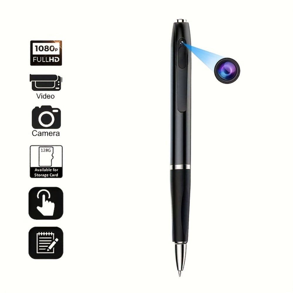 32GB Voice Activated Recorder with MP3 Player & 1080P Body Camera - Digital Recording Pen, Mini Belt Clip Design, Indoor Outdoor Surveillance, Conference Business Lecture Classroom