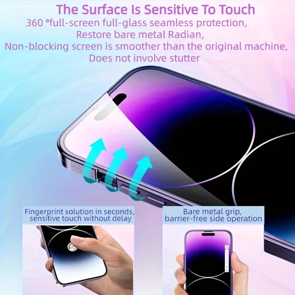 iPhone Anti-Spy Magnetic 2-in-1 Phone Case with All-Round Lens Protection – Complete Drop Protection Cover for iPhone 12 13 14 15 16 Pro Max Plus | Privacy Shield Slim Fit Design