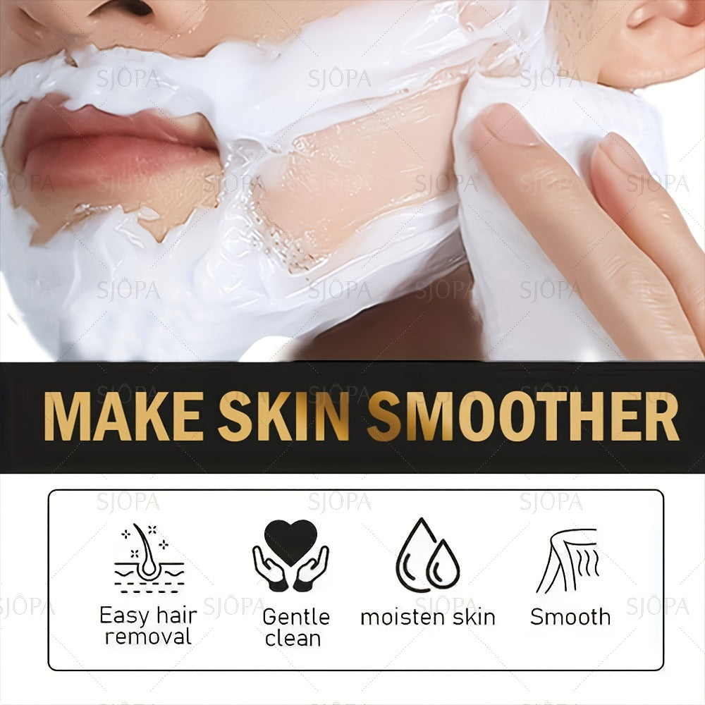 Hair Removal Cream for Men 150ml Fast Painless Depilatory for Body Face Underarm Leg & Intimate Area – Smooth Skin Formula, Razor-Free Grooming, Father's Day Gift