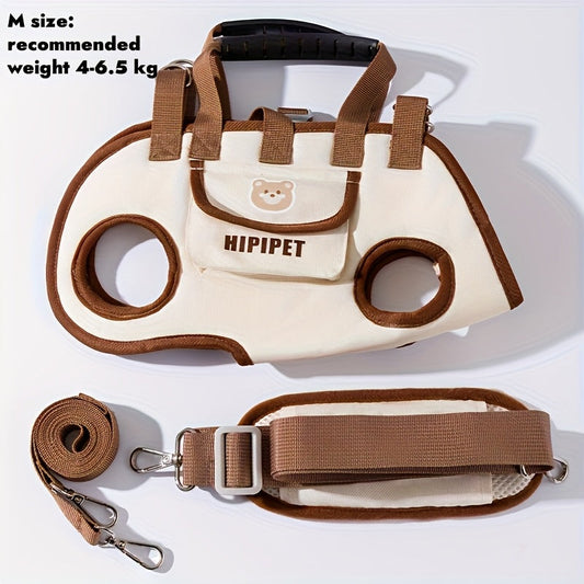 Pet Sling Carrier for Cats & Dogs, Adjustable Strap, Sizes S–L