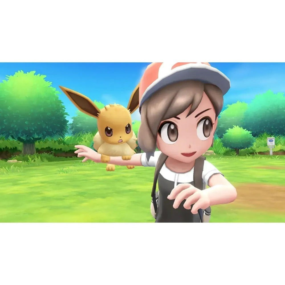 Pokemon Let's Go Pikachu Nintendo Switch Game – US/AS English Edition, Kanto Region Adventure with Motion Catching, 2-Player Co-op & Pokemon GO Connectivity, Great Gift for Kids & Pokemon Fans