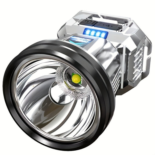 LED Headlamp T998, USB Rechargeable with Large Reflector and Up to 300 m Beam