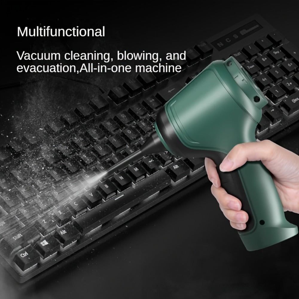 Cordless Handheld Vacuum Cleaner 3-in-1 Wireless with High Suction Power, Extended Battery Life – Portable Car & Home Vacuum for Dust, Debris & Pet Hair with Suction, Air Extraction & Blowing Modes
