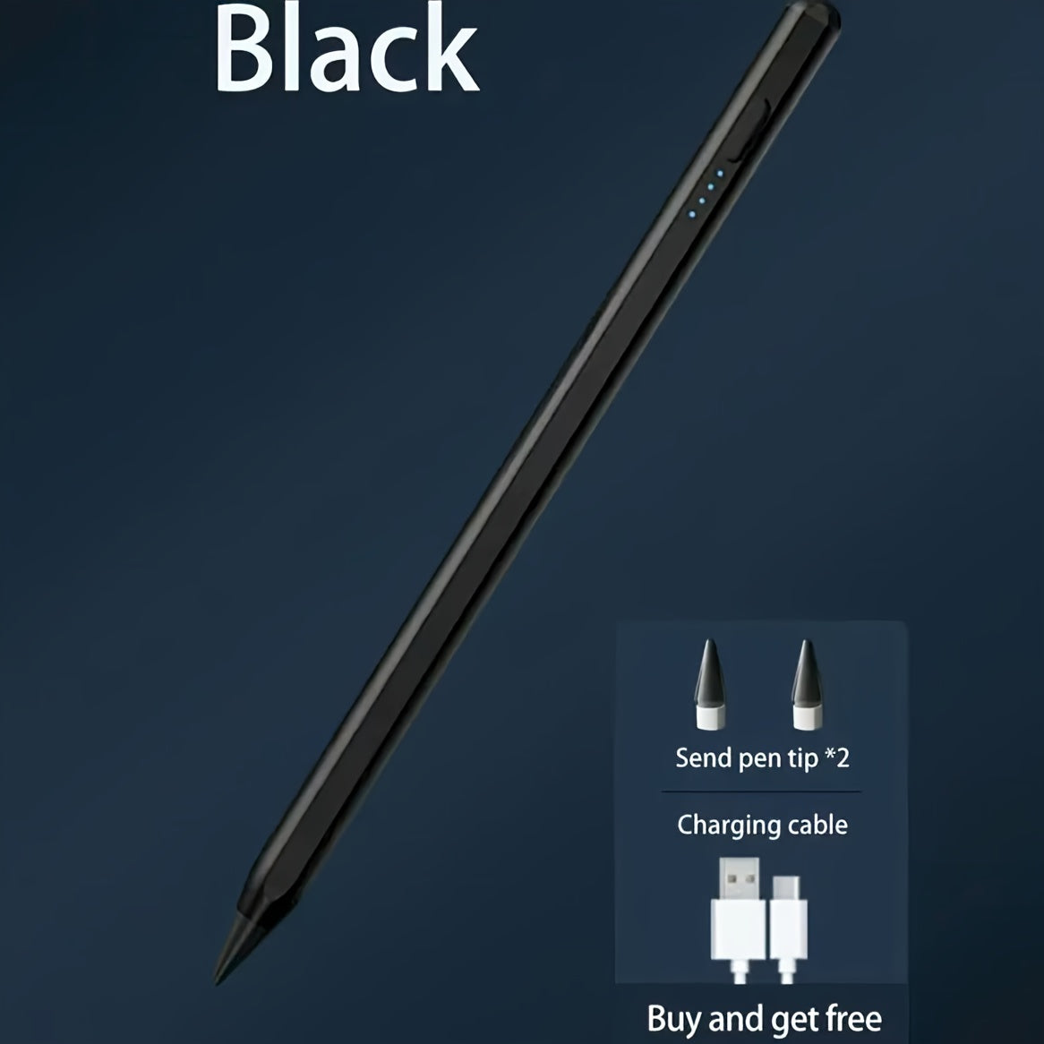 Stylus Pen for iPad & Android Tablets – Palm Rejection, Tilt Sensor, USB-C Charging, Compatible with iPad 6/7/8/9/10, Pro 11"/12.9"/M4, Air 3/4/5/6, Mini 5/6, All Android Tablets (Multi-Color)