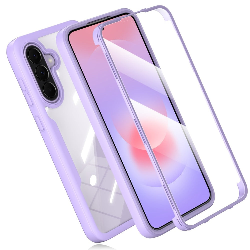 Samsung Galaxy A-Series Rugged Case with Built-In Screen Protector – Full Body Shockproof Phone Cover for Galaxy A15 A16 A17 A36 A37 A56 A57 5G | Heavy Duty Drop Protection