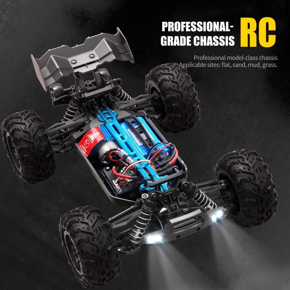 High Speed RC Car, 1:16 Scale 4WD Off-Road Car with RC390 Motor, 70KM/H Top Speed